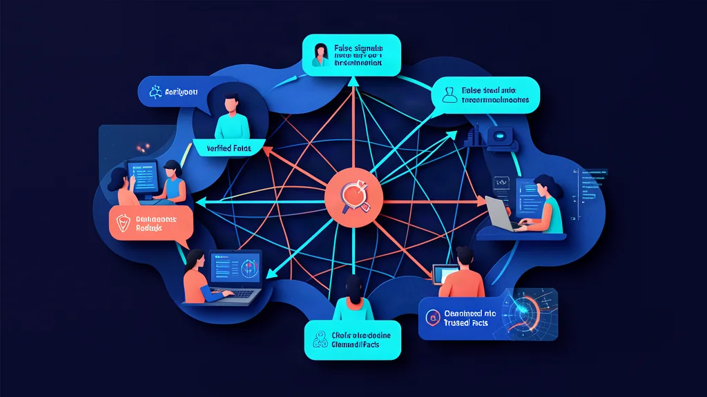 Conceptual illustration of information being verified